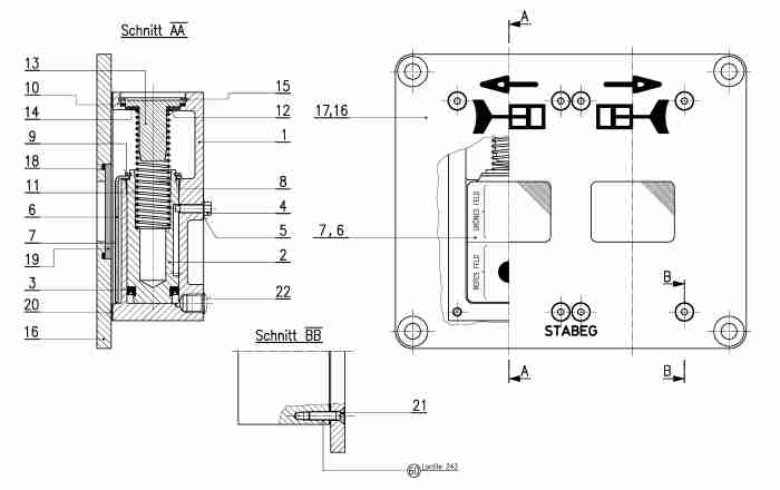 double indicator device AV 20-01